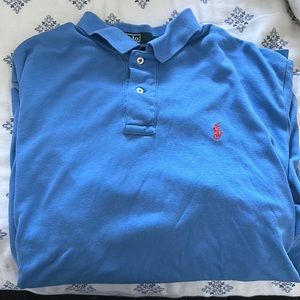 Blue men’s polo